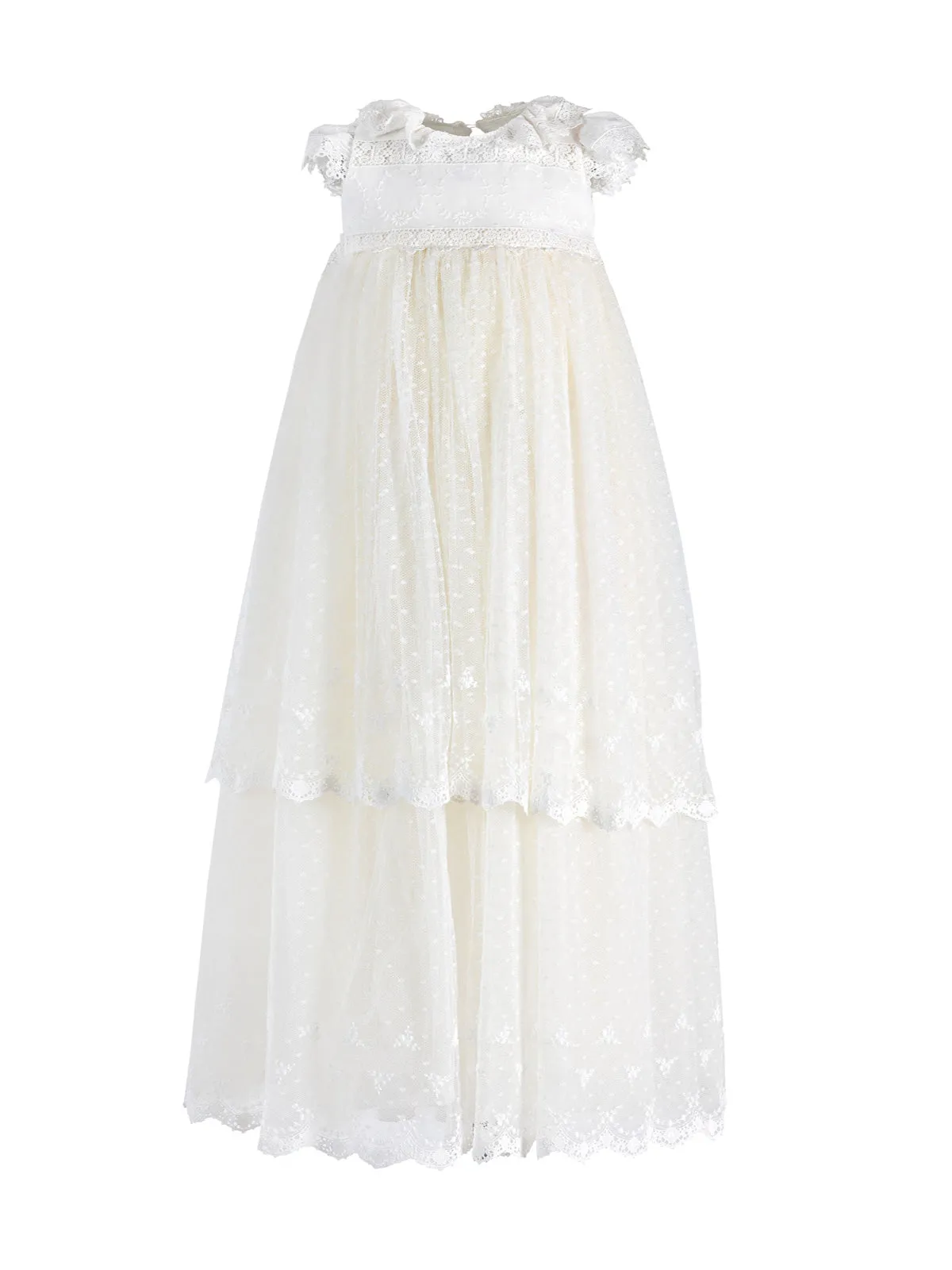 Long Christening Gown for newborn - INOCENCE