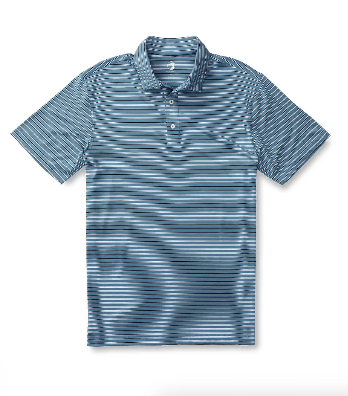 Long Drive Stripe Perf Polo