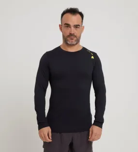 Men's Dri-Fit Long-Sleeved Sun Shirt - BLACK