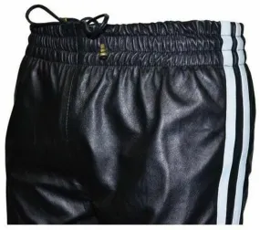 Men's Genuine Leather Jogging track pants