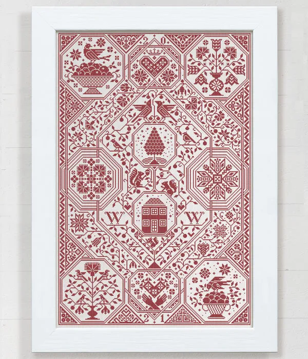 Modern Folk Embroidery - SAL 2021: The Fruits of Plenty - Booklet Chart