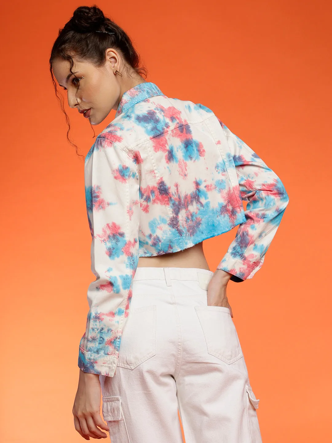 Multi Colour Tie & Dye Jacket