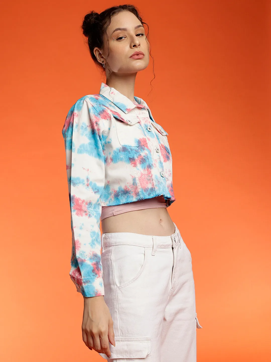 Multi Colour Tie & Dye Jacket