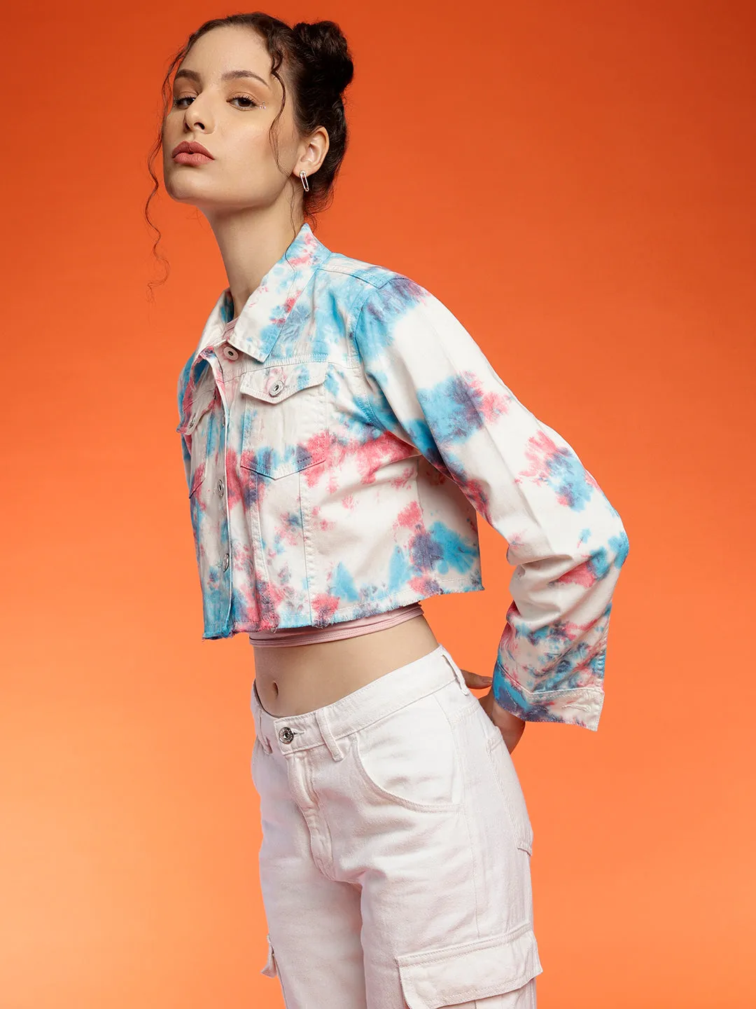 Multi Colour Tie & Dye Jacket