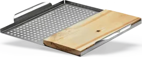 Napoleon Stainless Steel Multi-functional Topper with Cedar Plank 70026