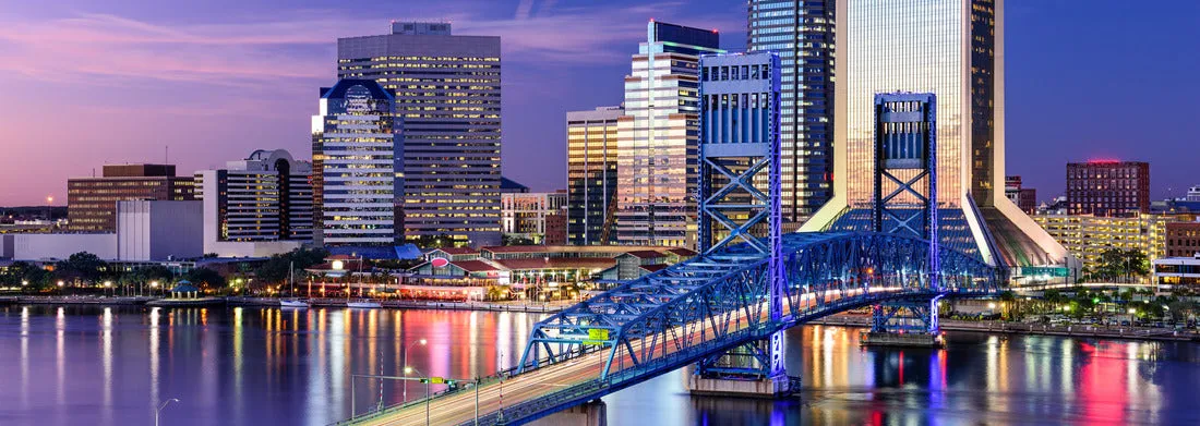 Noah Jigsaw Puzzle Jacksonville, Florida, USA City skyline on St. Johns River panorama 1000 pieces