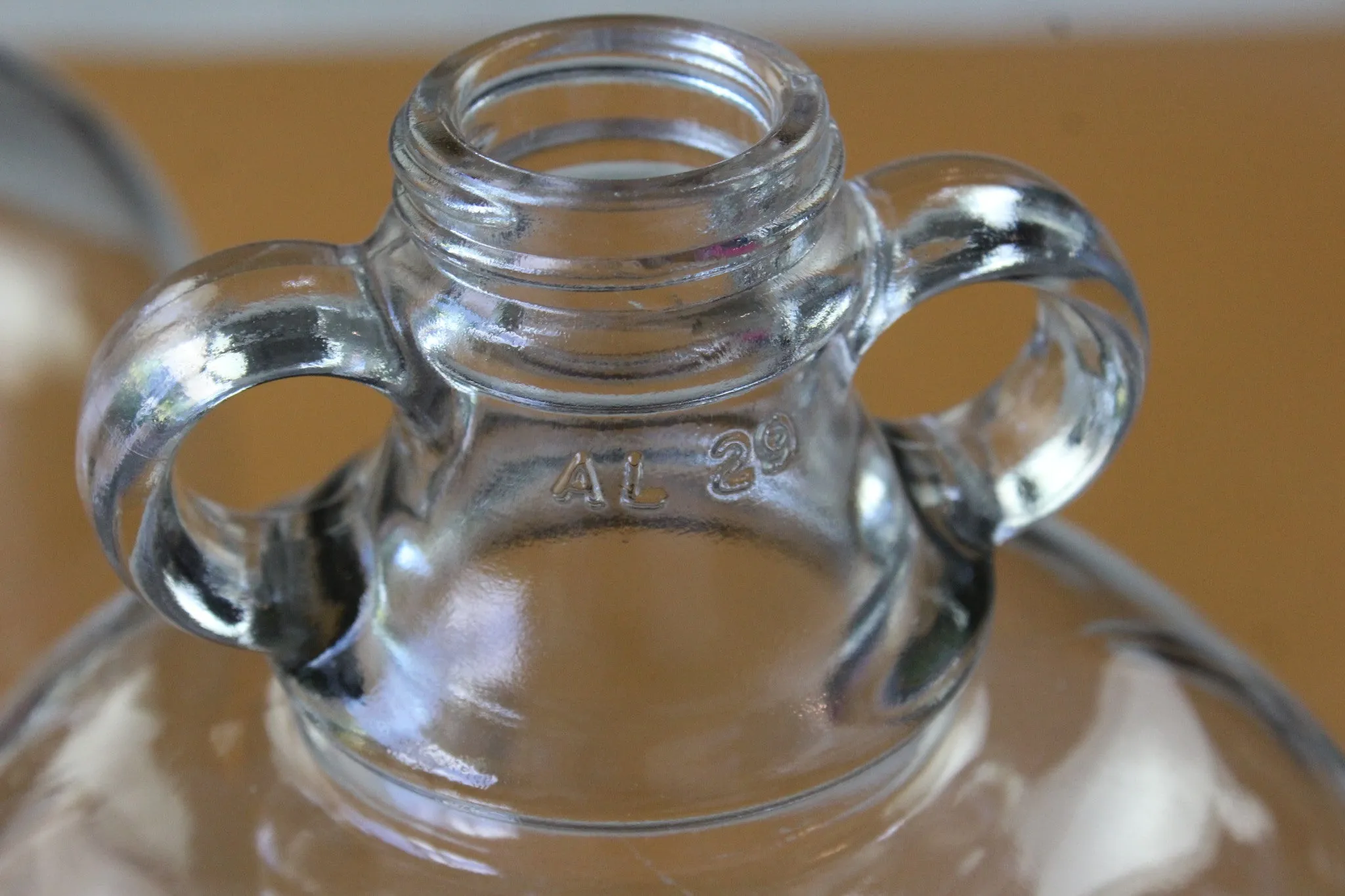 Pair Glass Demi Johns