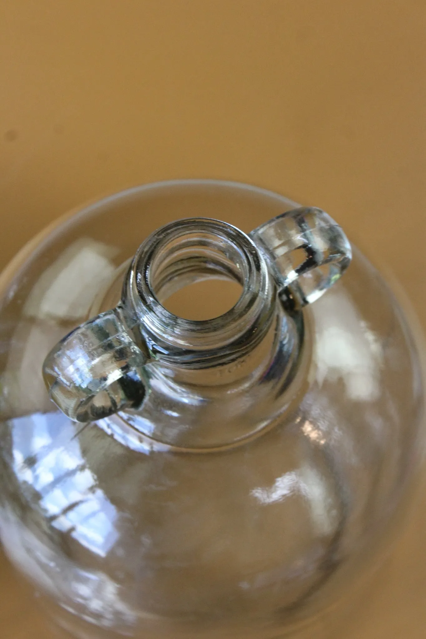 Pair Glass Demi Johns