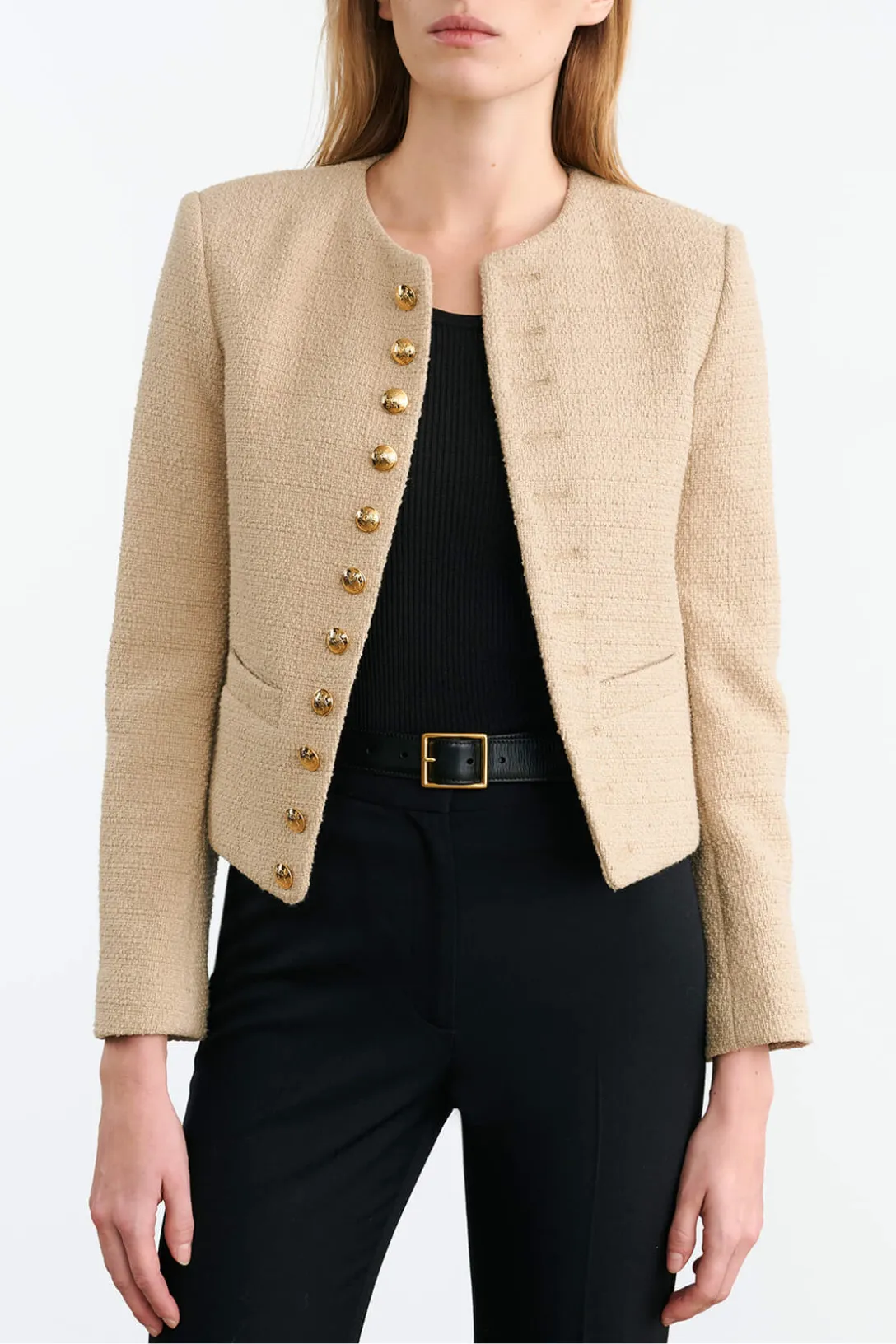 Patti Short Jacket | Khaki