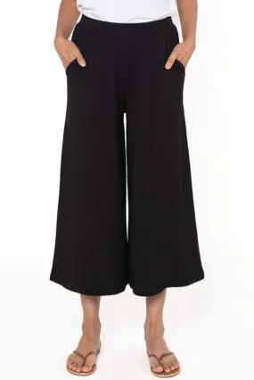 Paulina Bamboo Culotte - Black