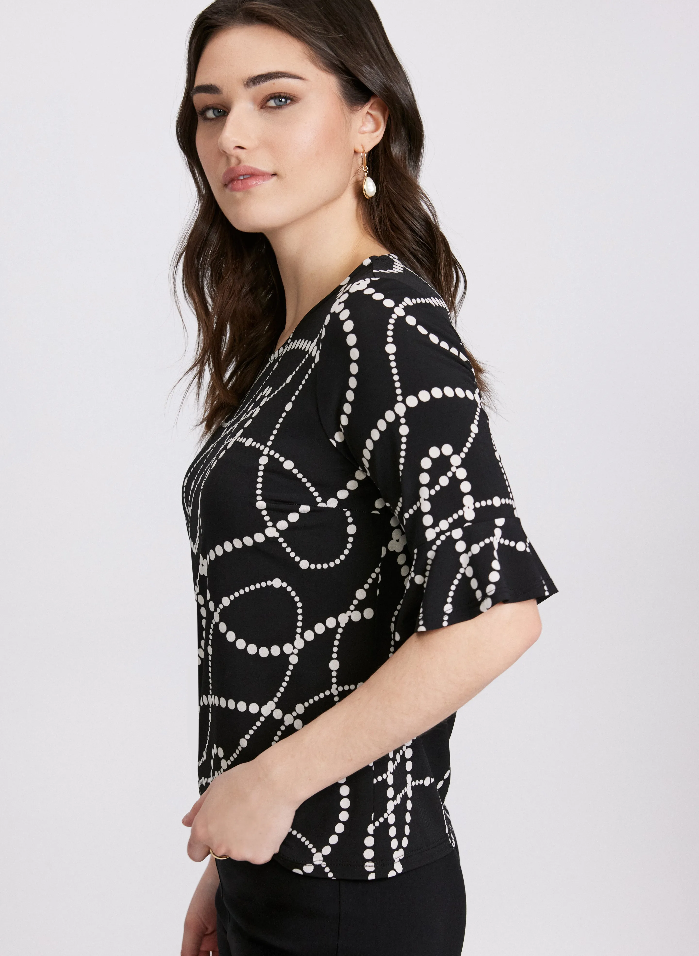 Pearl Print Top