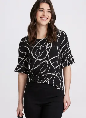 Pearl Print Top