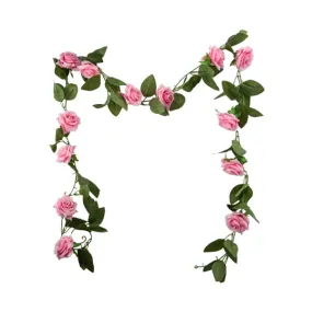 Pink Rose Garland