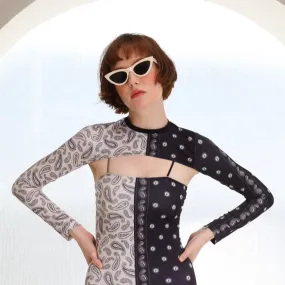 Primary Balero - MONOCHROME PAISLEY