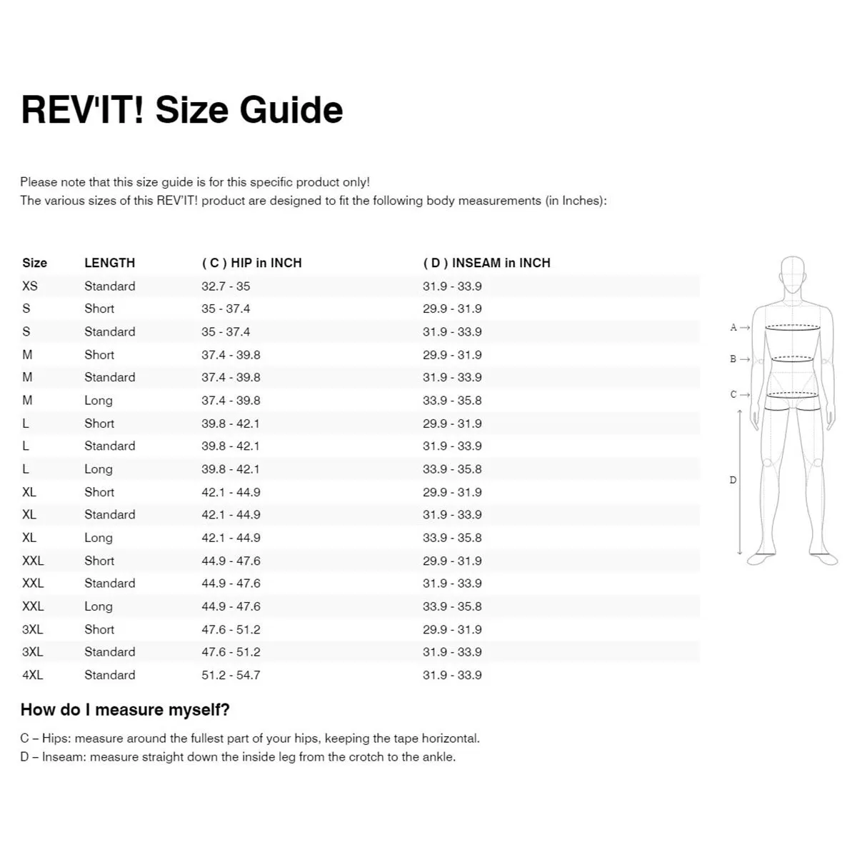 REV'IT! Men's Tornado 4 H2O Adventure Touring Motorcycle Pants