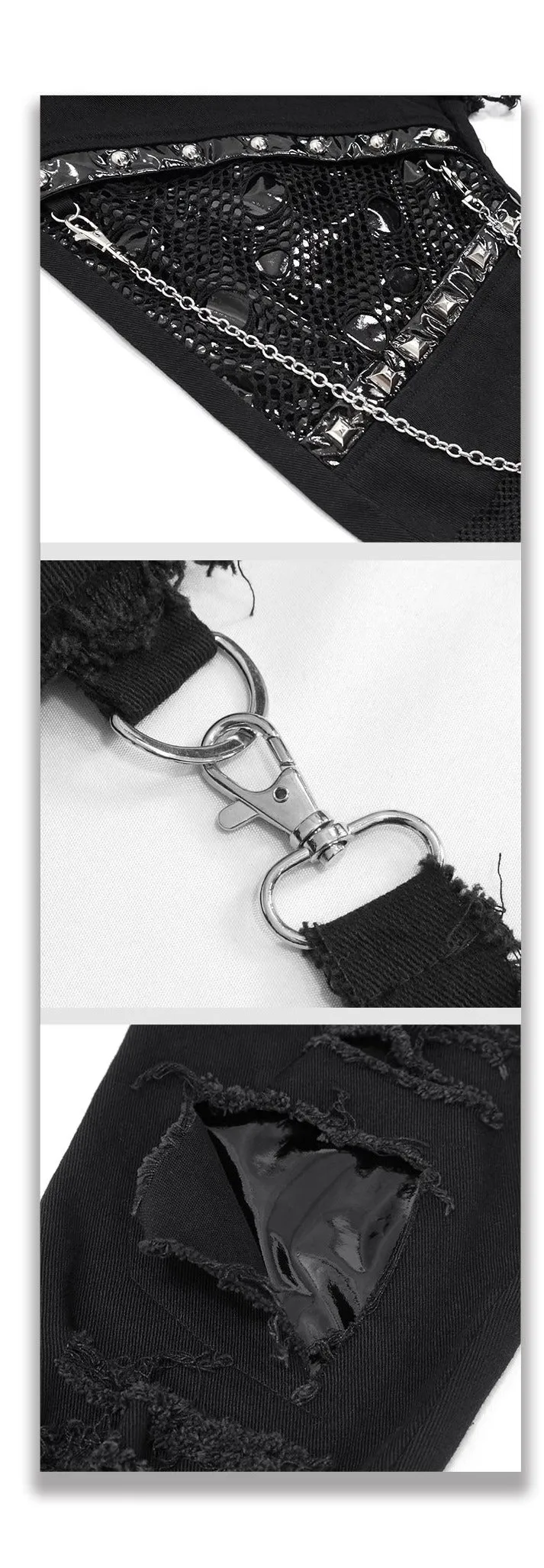 'Rift Runner' Punk Pants With Chains