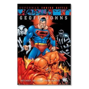 Superman Geoff Johns Superhero Comic Poster