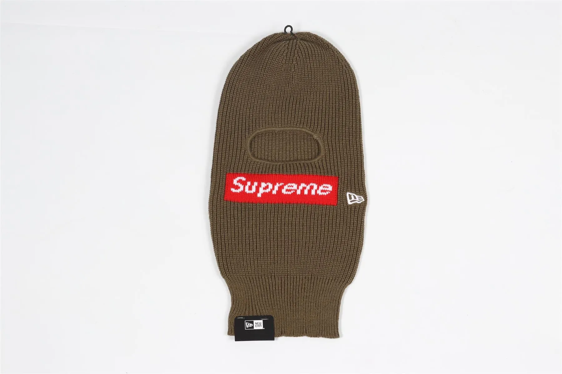 SUPREME   NEW ERA GREEN KNIT BALACLAVA ONE SIZE