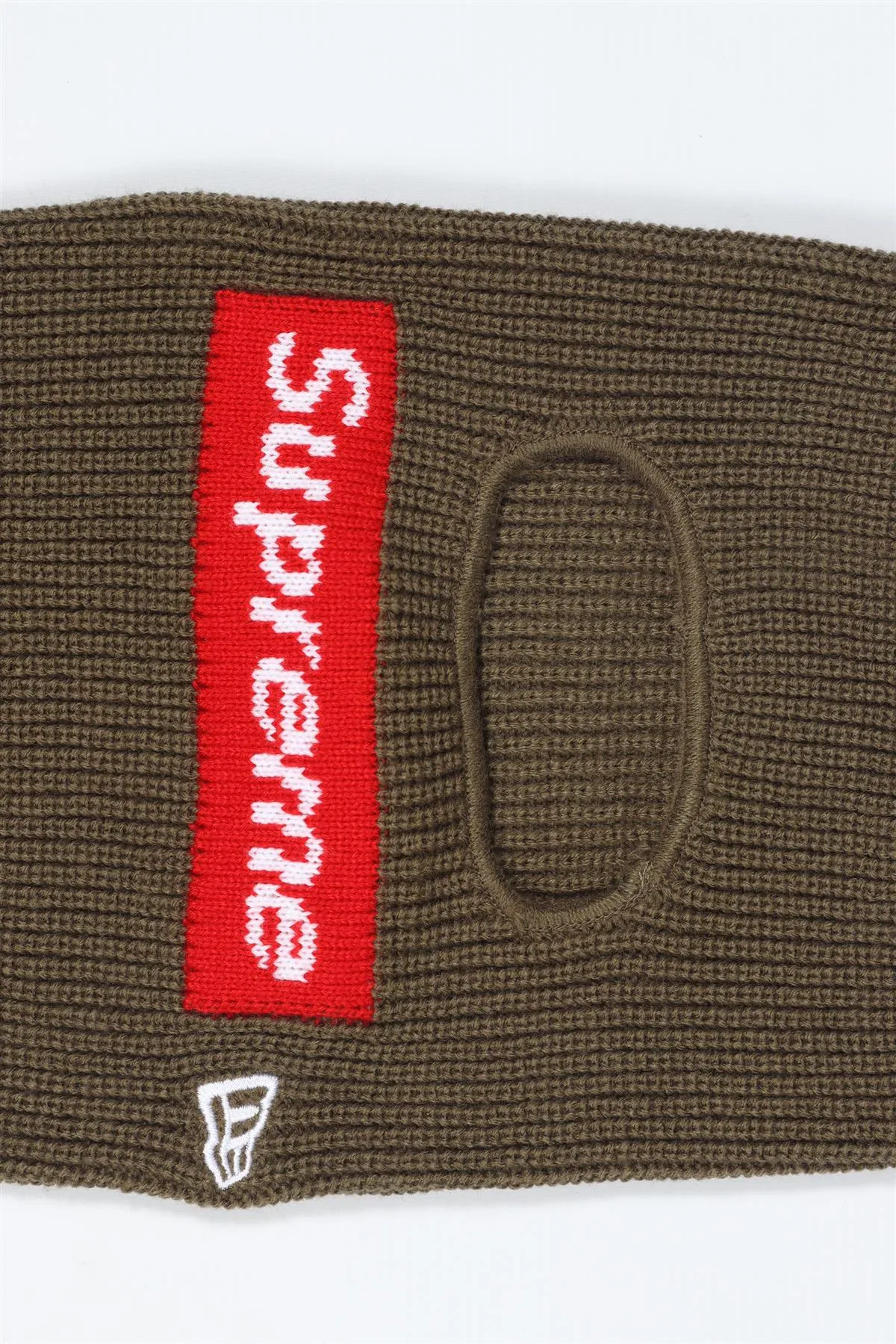 SUPREME   NEW ERA GREEN KNIT BALACLAVA ONE SIZE