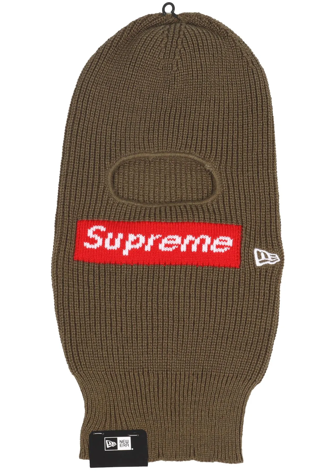 SUPREME   NEW ERA GREEN KNIT BALACLAVA ONE SIZE
