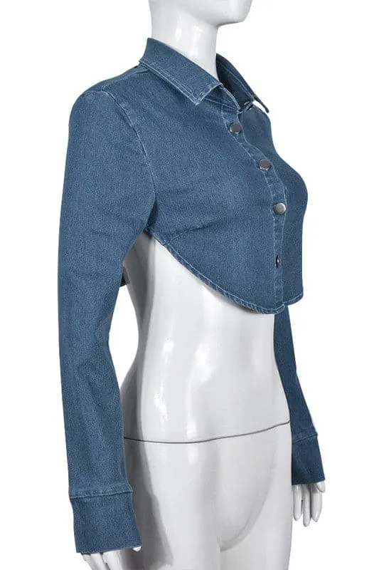 TA184 Button Down Denim Shirt