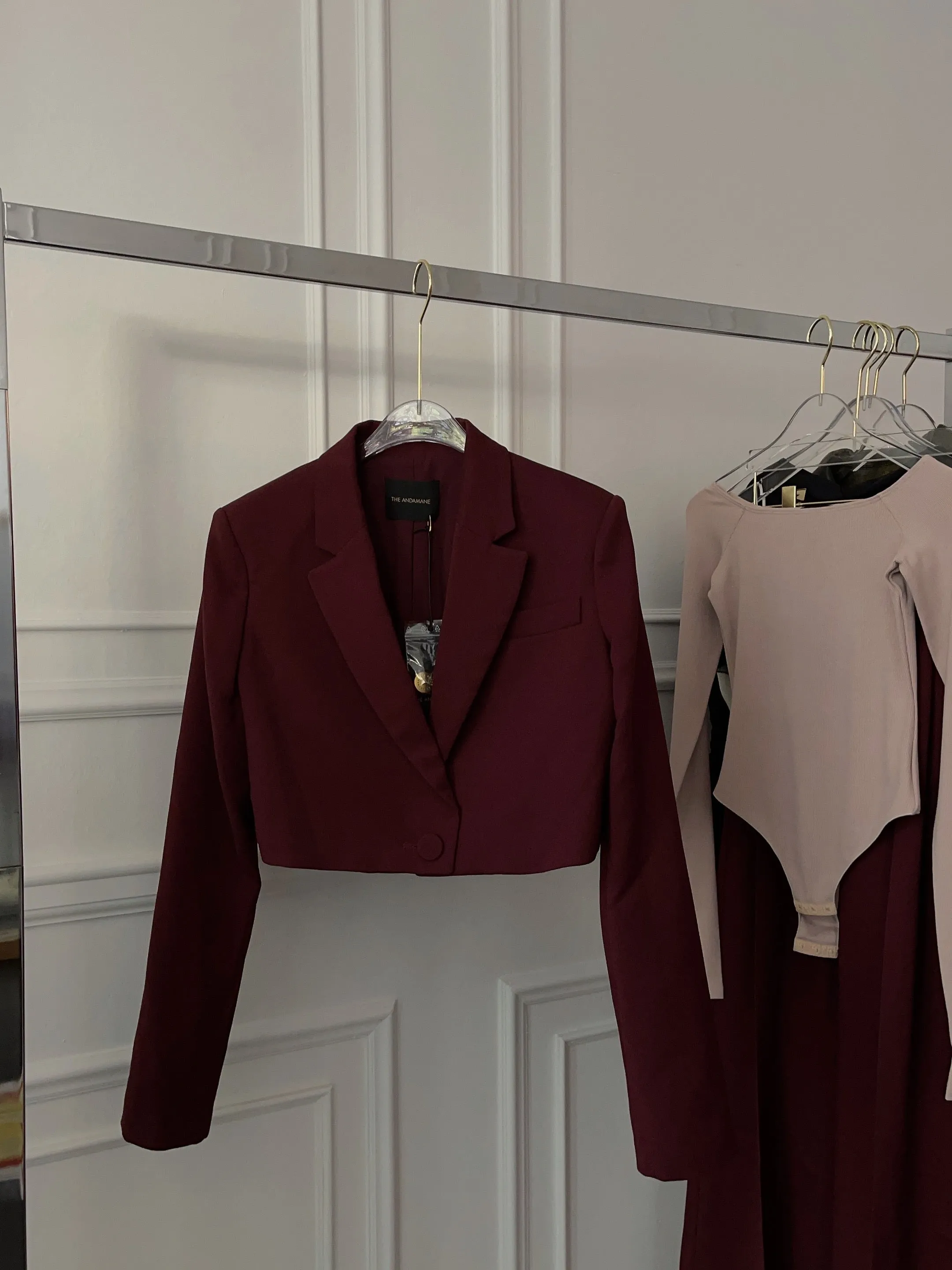 THE ANDAMANE LOULOU CROPPED BLAZER