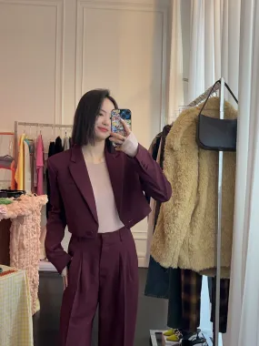 THE ANDAMANE LOULOU CROPPED BLAZER