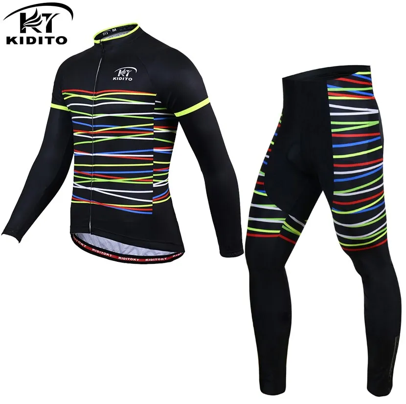Thermal KIDITOKT Winter Cycling Clothing Set