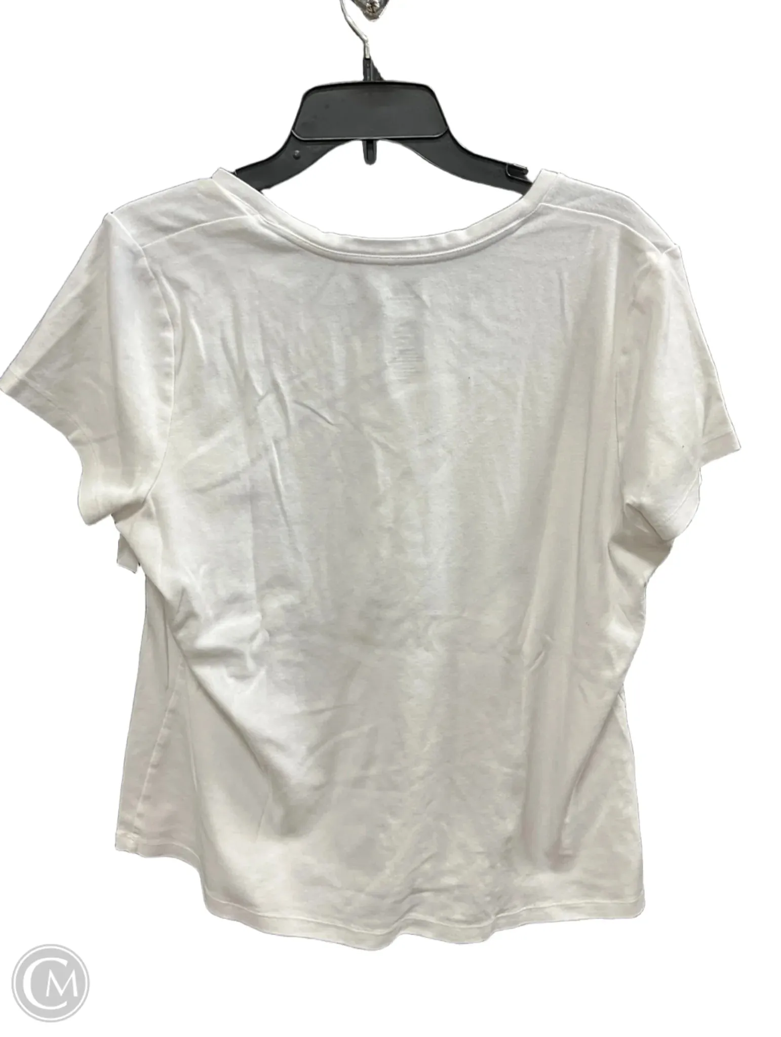 Top Short Sleeve By St Johns Bay In White, Size: Xxl