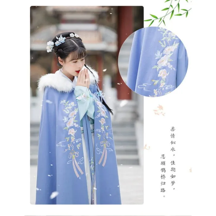 Traditional Chinese Fluffy Cape / Long