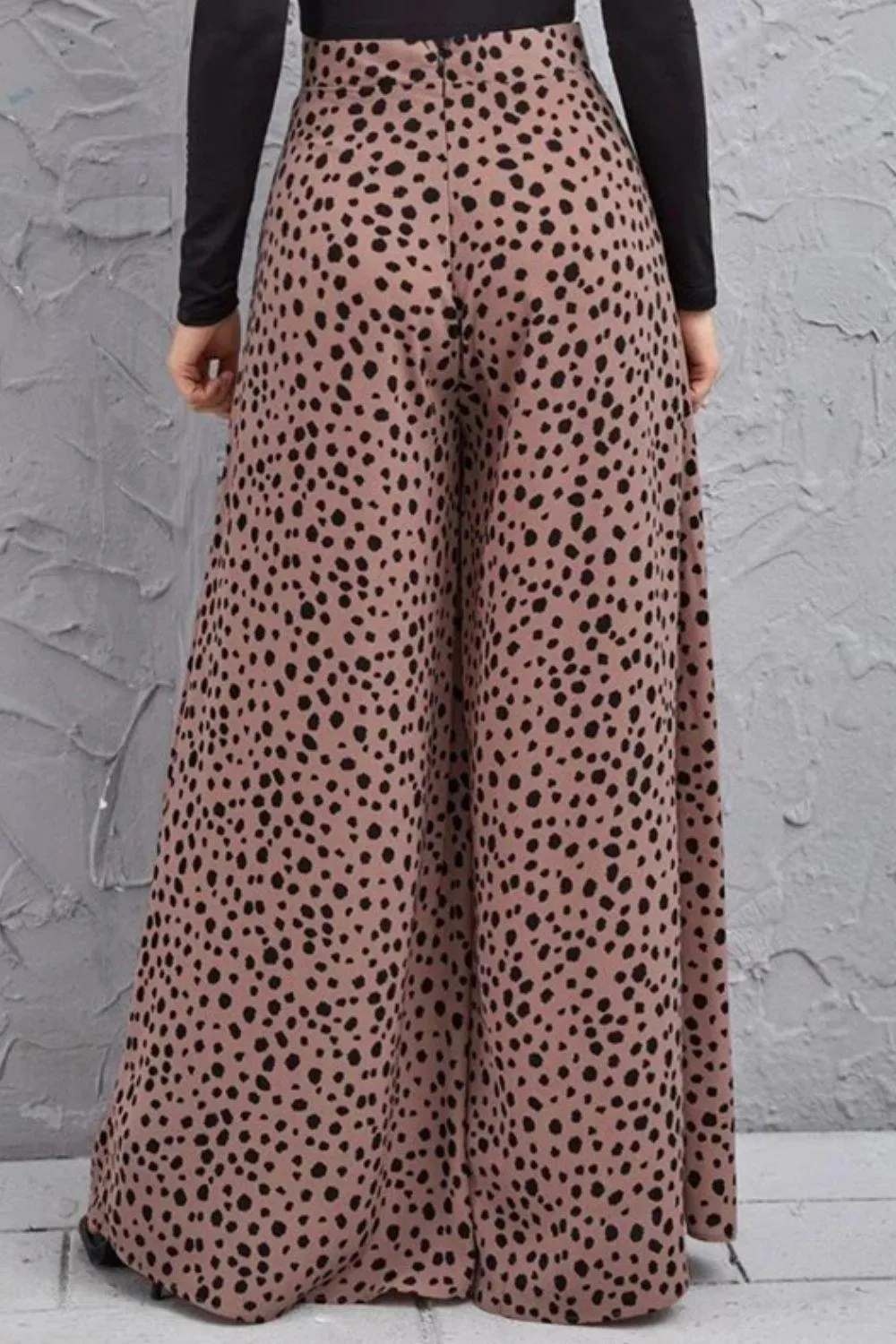 Unbeatable Flare Animal Print Wide Leg Culottes