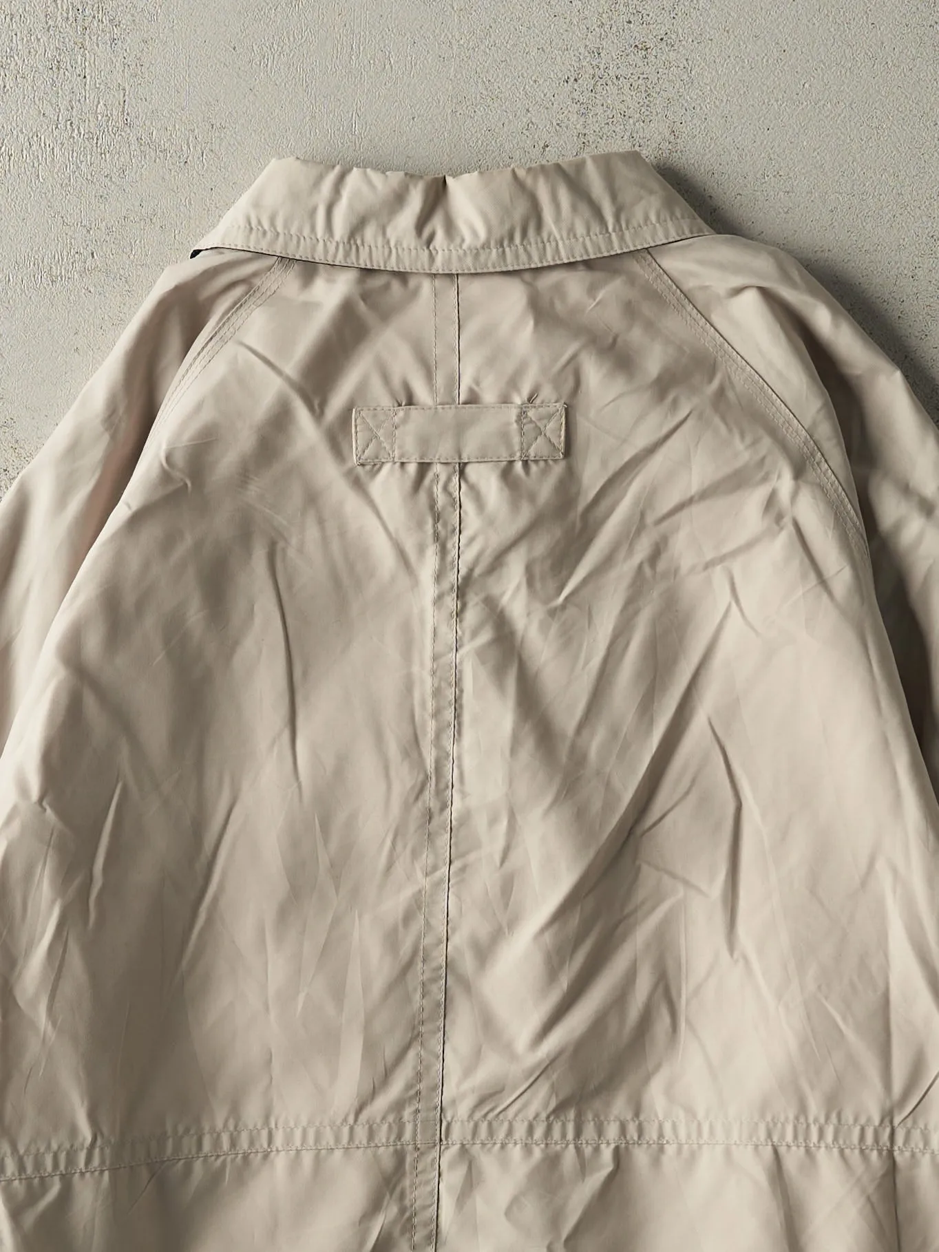 Vintage 90s Beige St Johns Bay Harrington Jacket (L)