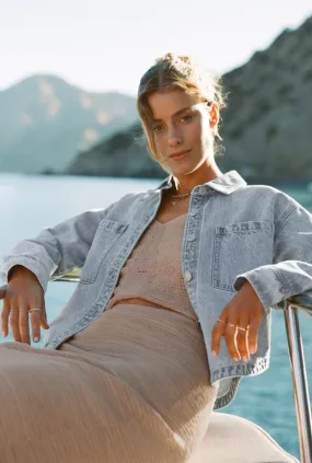 Z Supply Cropped Denim Jacket